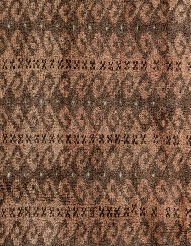 Detail image of  3' 7 x 5' 9  Hand Knotted Ultra Vintage Persian Wool Rug