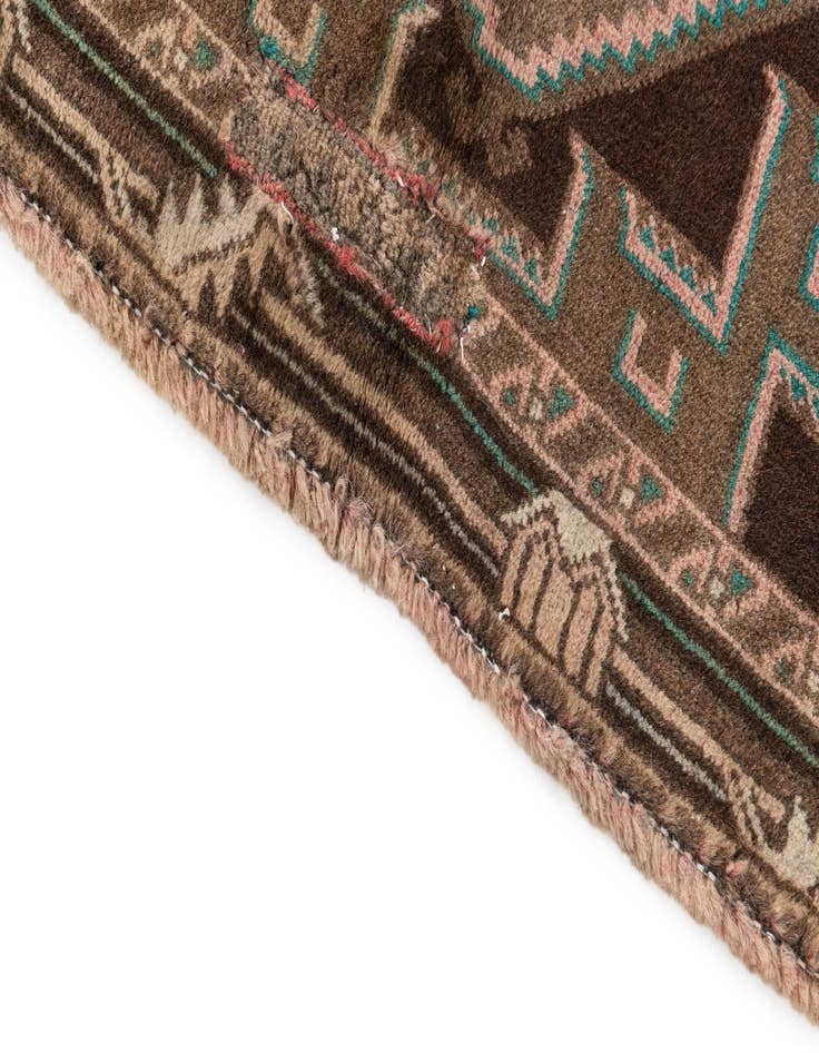 Detail image of  2' 7 x 3' 9  Hand Knotted Ultra Vintage Persian Wool Rug