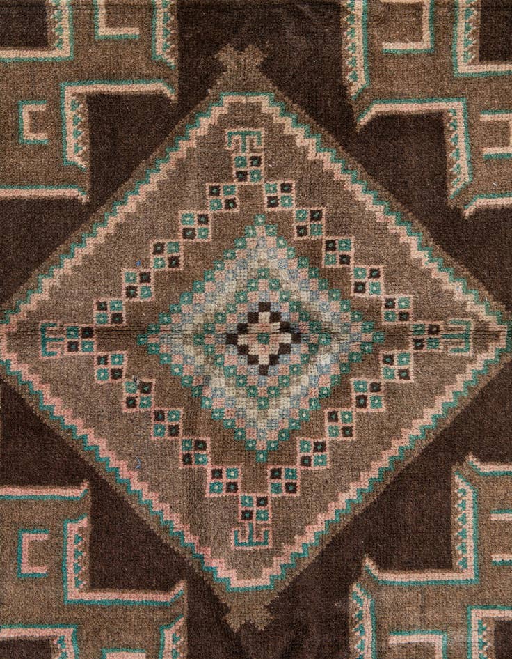 Detail image of  2' 7 x 3' 9  Hand Knotted Ultra Vintage Persian Wool Rug