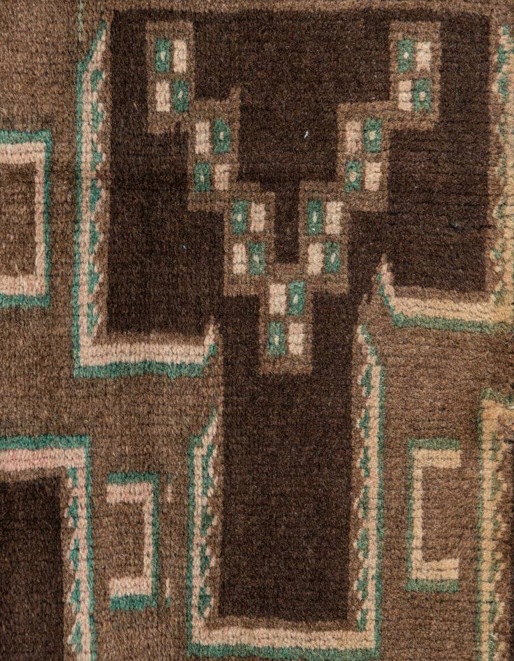 Detail image of  2' 7 x 3' 9  Hand Knotted Ultra Vintage Persian Wool Rug