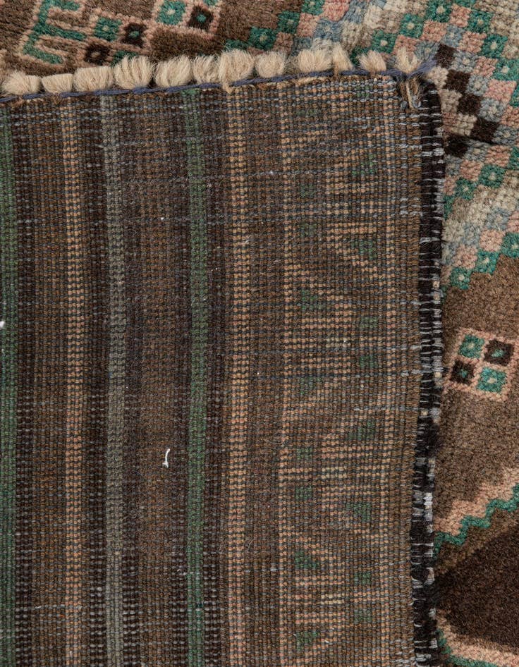 Detail image of  2' 7 x 3' 9  Hand Knotted Ultra Vintage Persian Wool Rug