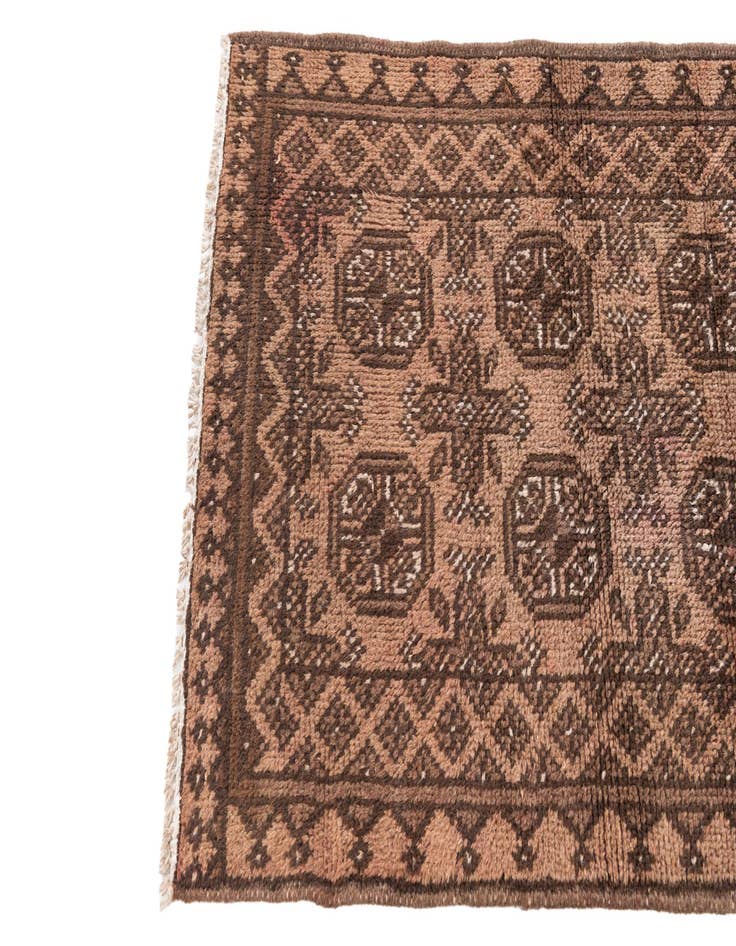 Detail image of  2' 5 x 3' 9  Hand Knotted Ultra Vintage Persian Wool Rug