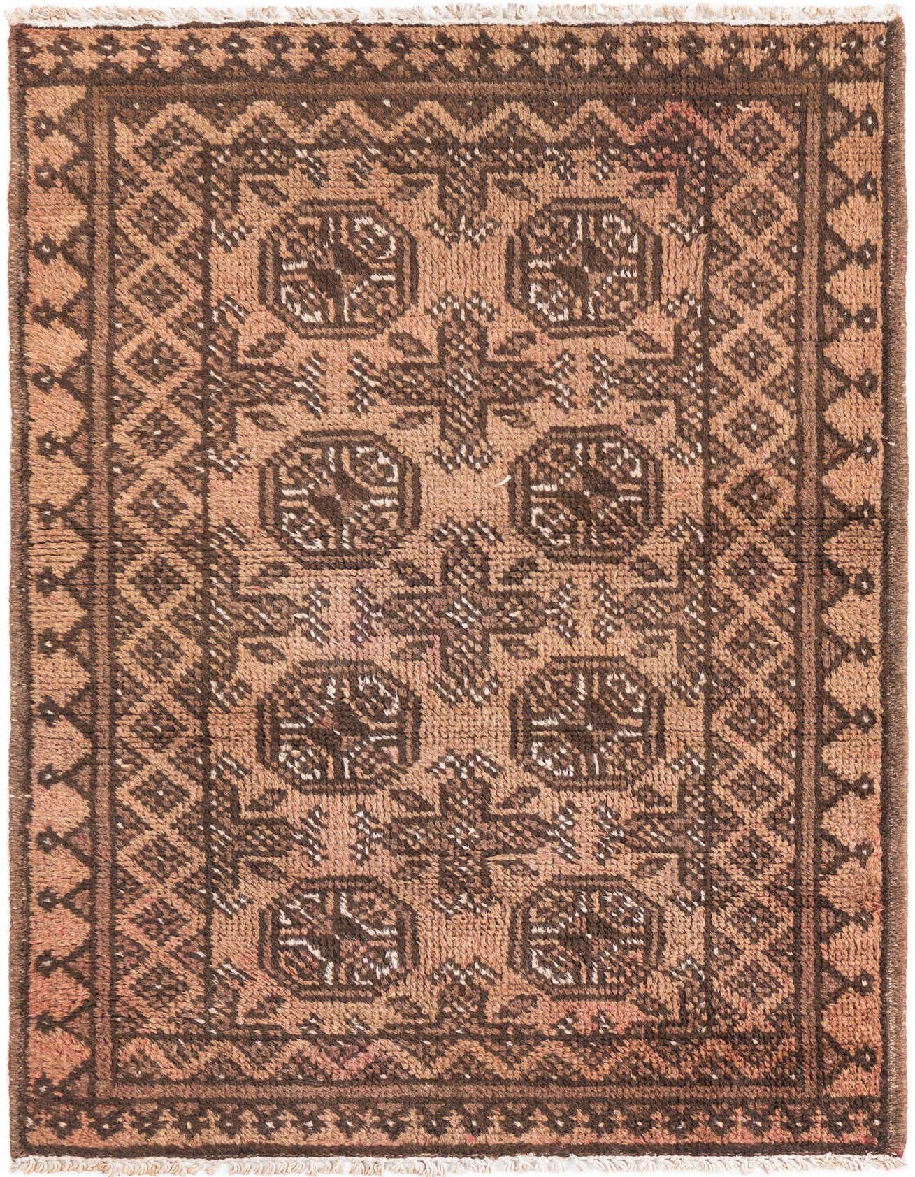 Primary image  2' 5 x 3' 9  Hand Knotted Ultra Vintage Persian Wool Rug