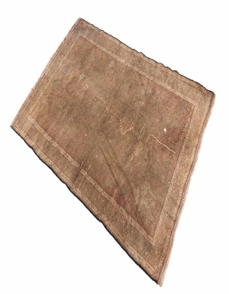 Detail image of  2' 9 x 4' 4  Hand Knotted Ultra Vintage Persian Wool Rug