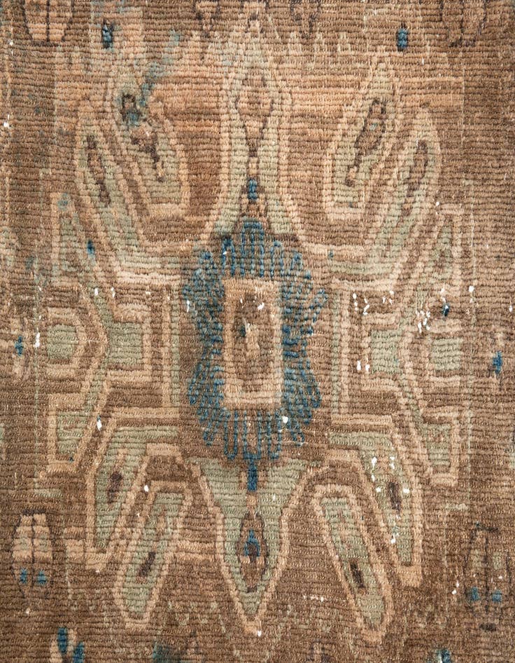 Detail image of  3' 9 x 5' 5  Hand Knotted Ultra Vintage Persian Wool Rug