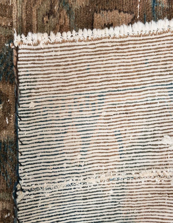 Detail image of  3' 9 x 5' 5  Hand Knotted Ultra Vintage Persian Wool Rug