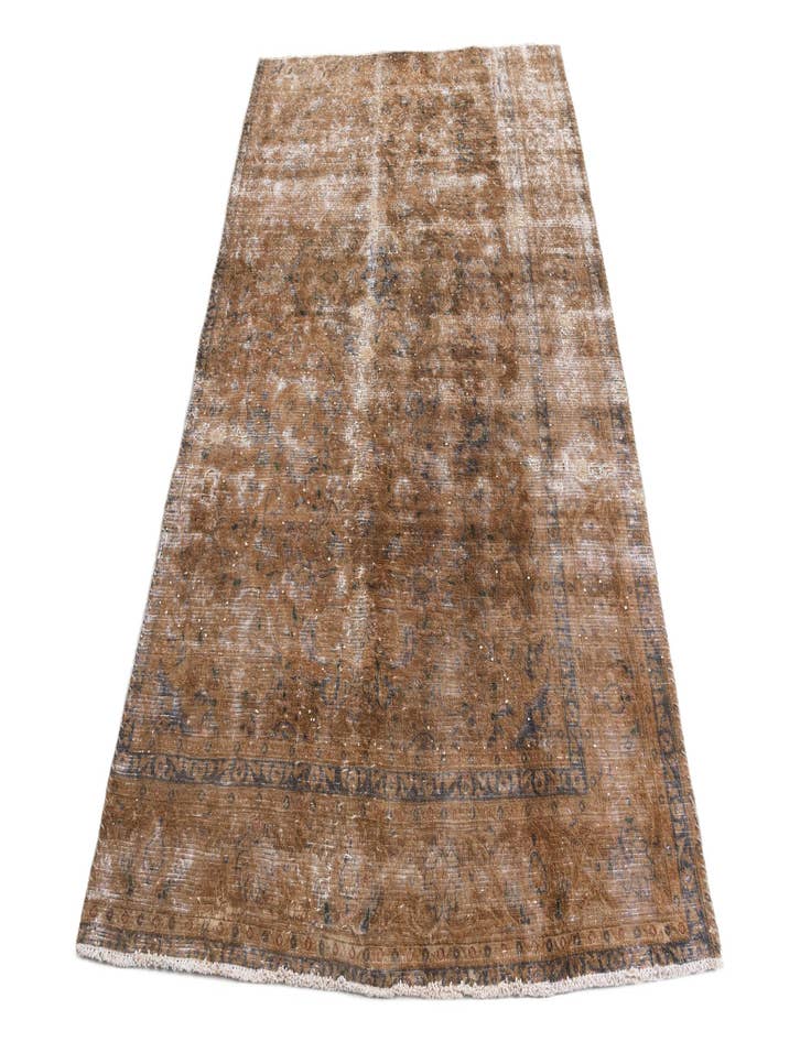 Detail image of  5' 3 x 7' 9  Hand Knotted Ultra Vintage Persian Wool Rug