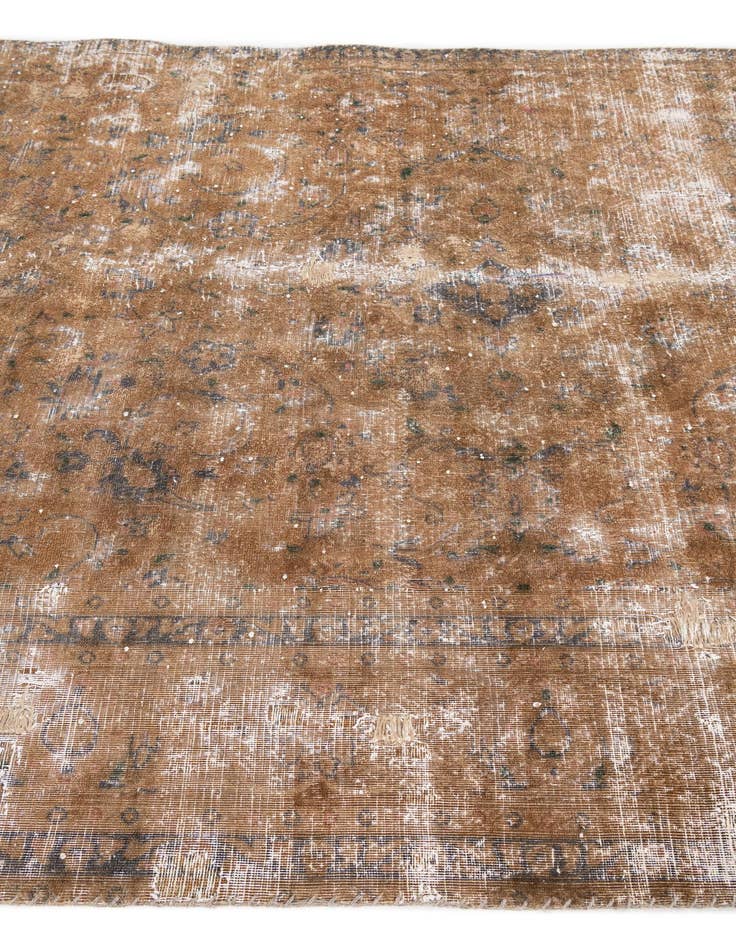 Detail image of  5' 3 x 7' 9  Hand Knotted Ultra Vintage Persian Wool Rug