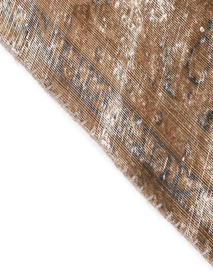 Detail image of  5' 3 x 7' 9  Hand Knotted Ultra Vintage Persian Wool Rug