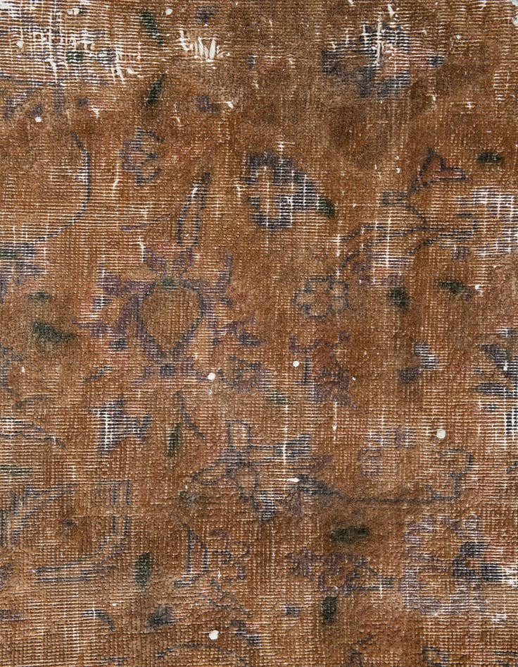 Detail image of  5' 3 x 7' 9  Hand Knotted Ultra Vintage Persian Wool Rug