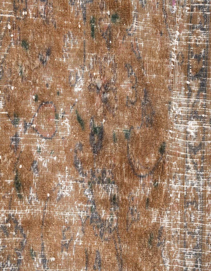 Detail image of  5' 3 x 7' 9  Hand Knotted Ultra Vintage Persian Wool Rug