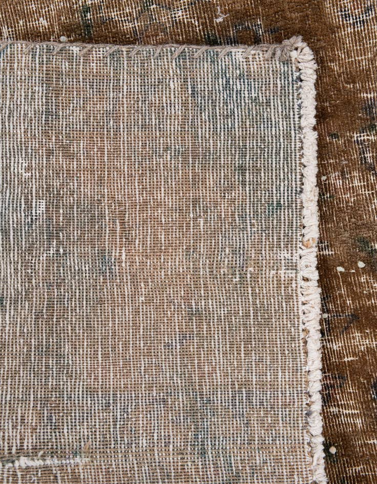 Detail image of  5' 3 x 7' 9  Hand Knotted Ultra Vintage Persian Wool Rug
