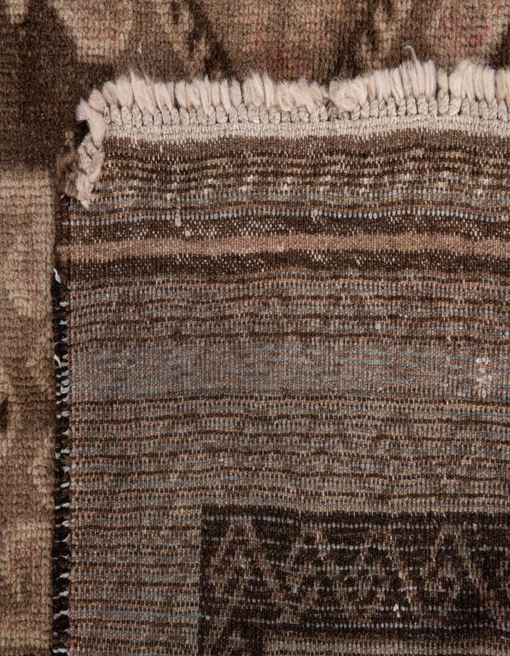 Detail image of  3' 9 x 6' 2  Hand Knotted Ultra Vintage Persian Wool Rug