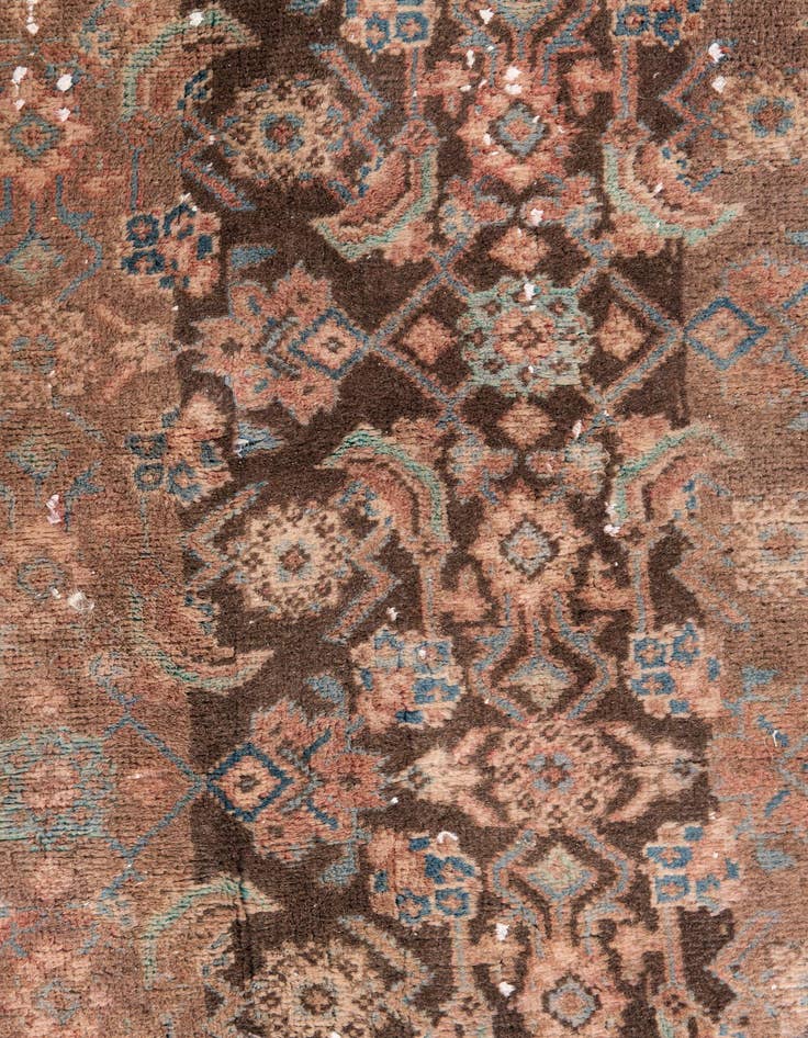 Detail image of  4' 6 x 8' 6  Hand Knotted Ultra Vintage Persian Wool Rug