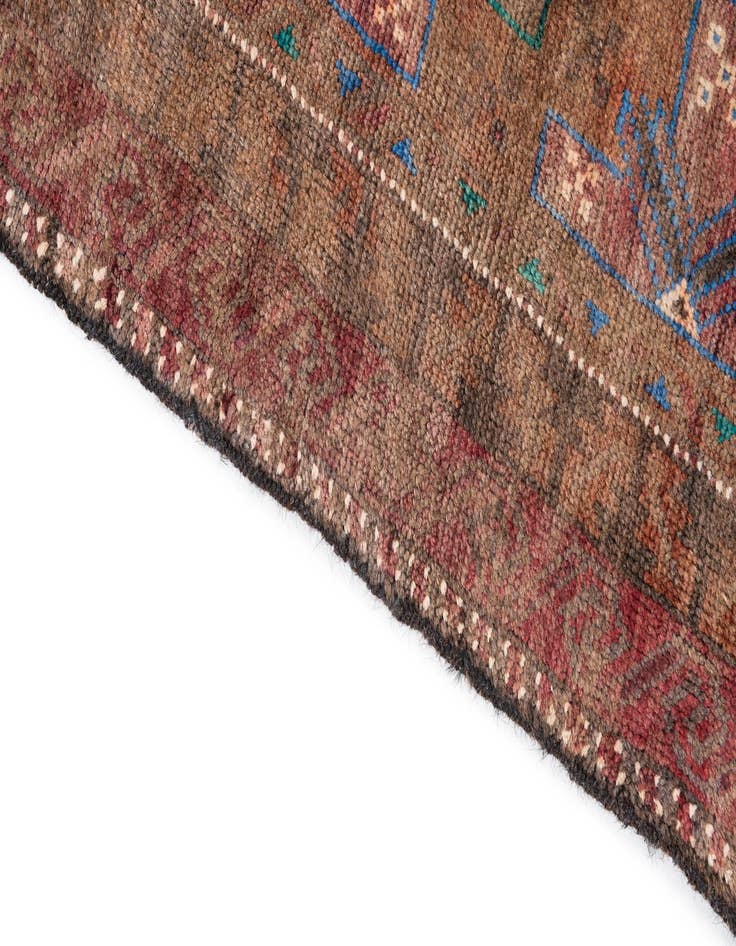 Detail image of  3' 7 x 5' 10  Hand Knotted Ultra Vintage Persian Wool Rug