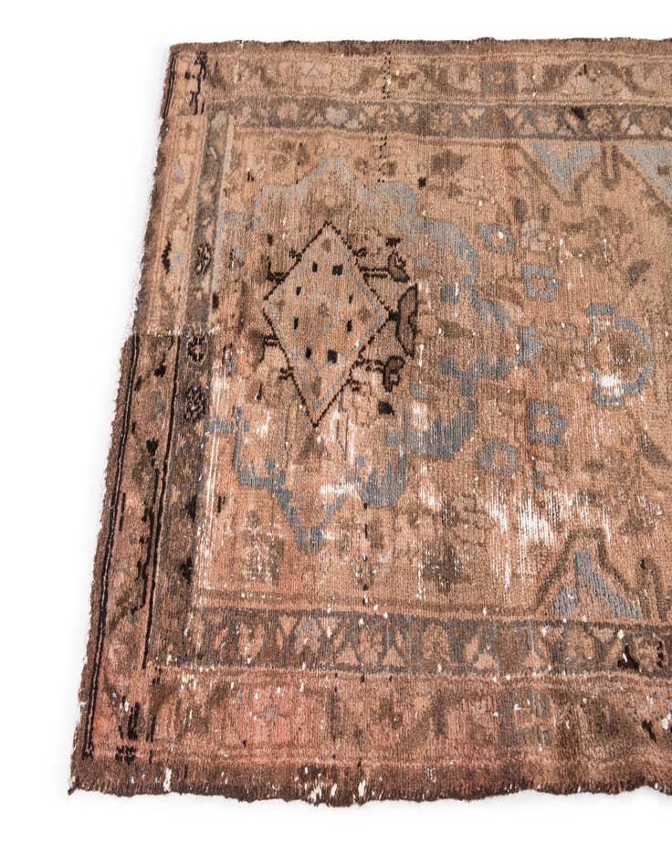 Detail image of  3' 4 x 5' 8  Hand Knotted Ultra Vintage Persian Wool Rug