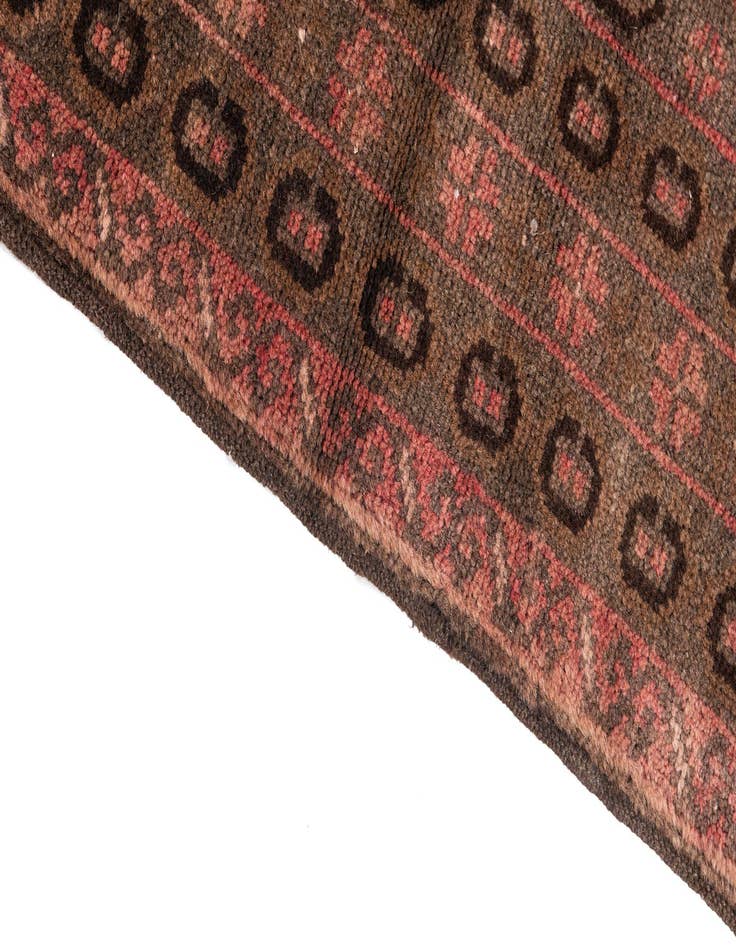 Detail image of  3' 5 x 6'  Hand Knotted Ultra Vintage Persian Wool Rug