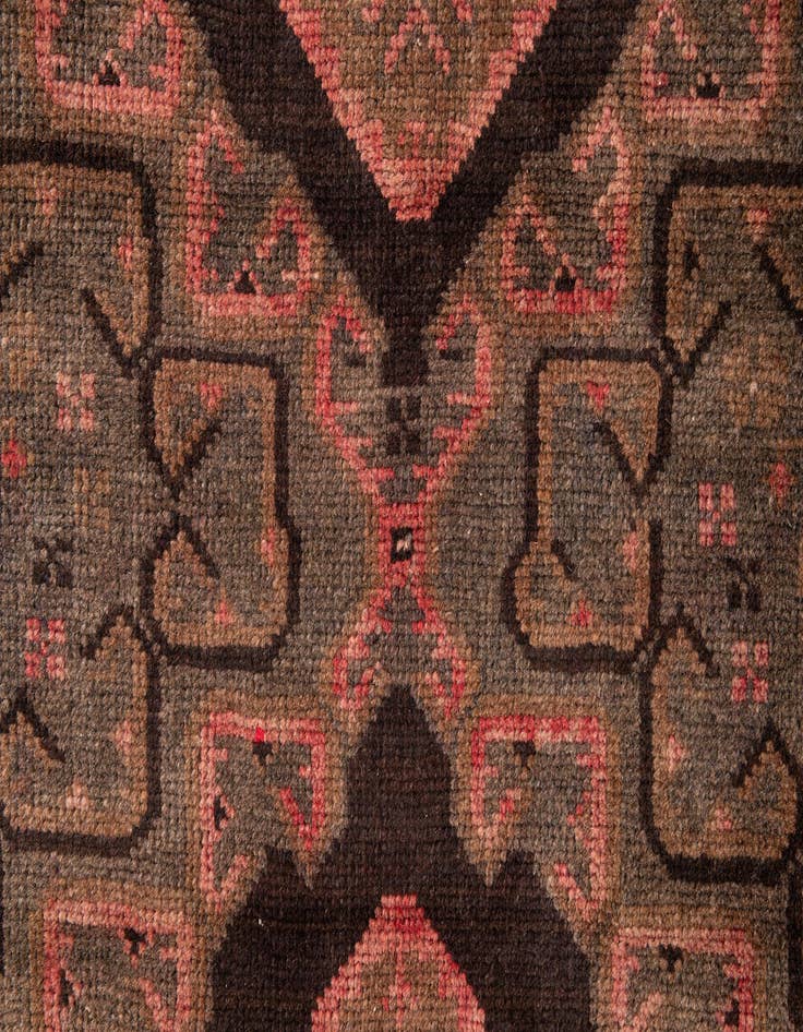 Detail image of  3' 5 x 6'  Hand Knotted Ultra Vintage Persian Wool Rug