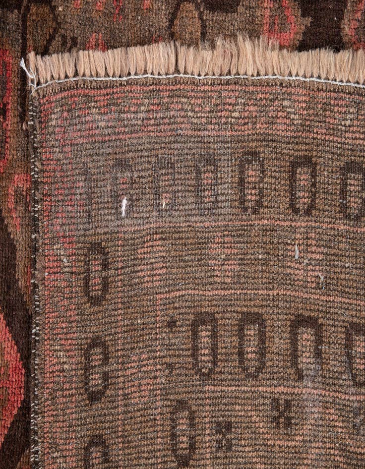 Detail image of  3' 5 x 6'  Hand Knotted Ultra Vintage Persian Wool Rug