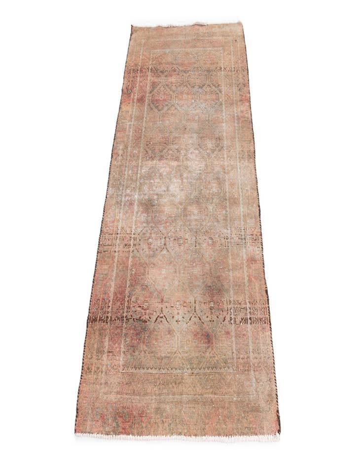 Detail image of  3' x 5' 9  Hand Knotted Ultra Vintage Persian Wool Rug