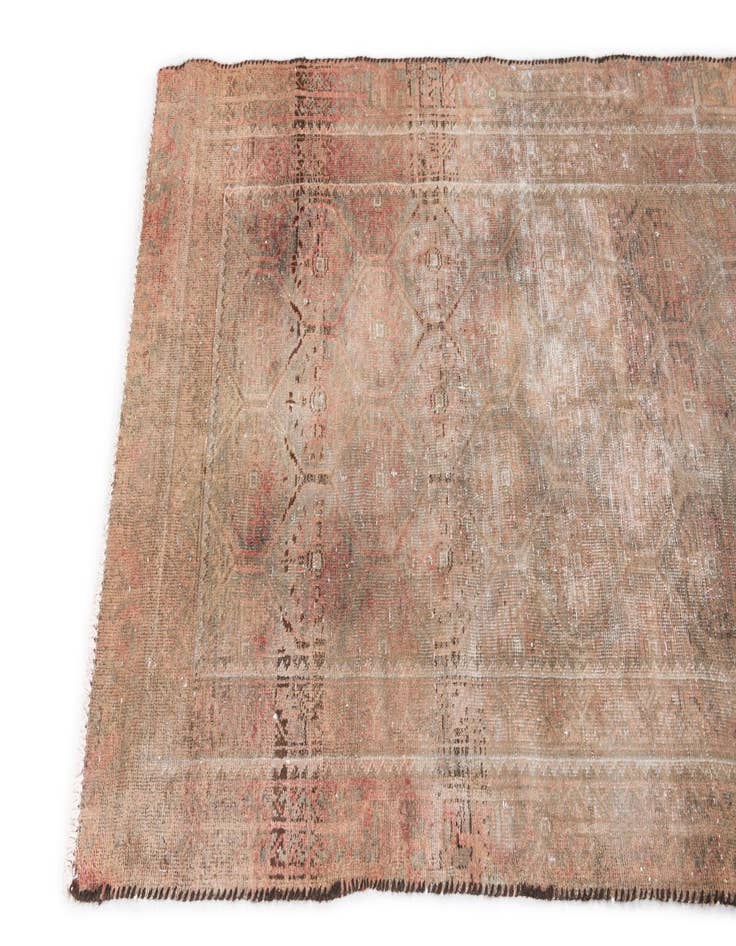 Detail image of  3' x 5' 9  Hand Knotted Ultra Vintage Persian Wool Rug