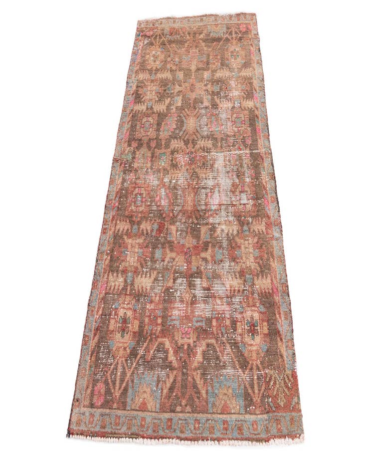 Detail image of  3' 4 x 6' 1  Hand Knotted Ultra Vintage Persian Wool Rug