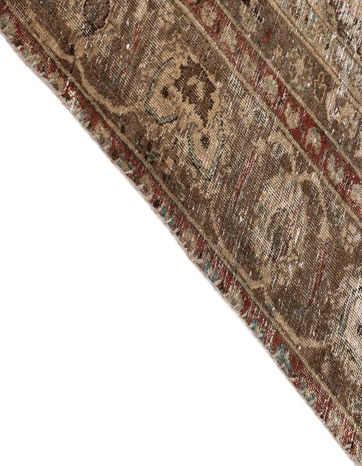 Detail image of  8' 10 x 11' 5  Hand Knotted Ultra Vintage Persian Wool Rug