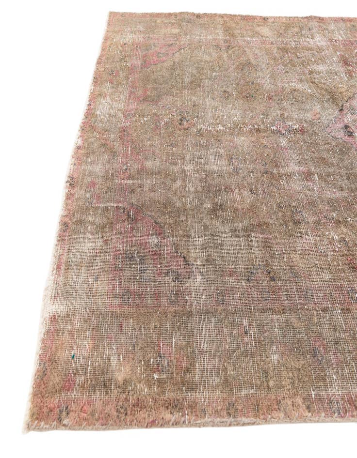 Detail image of  4' 4 x 6' 8  Hand Knotted Ultra Vintage Persian Wool Rug