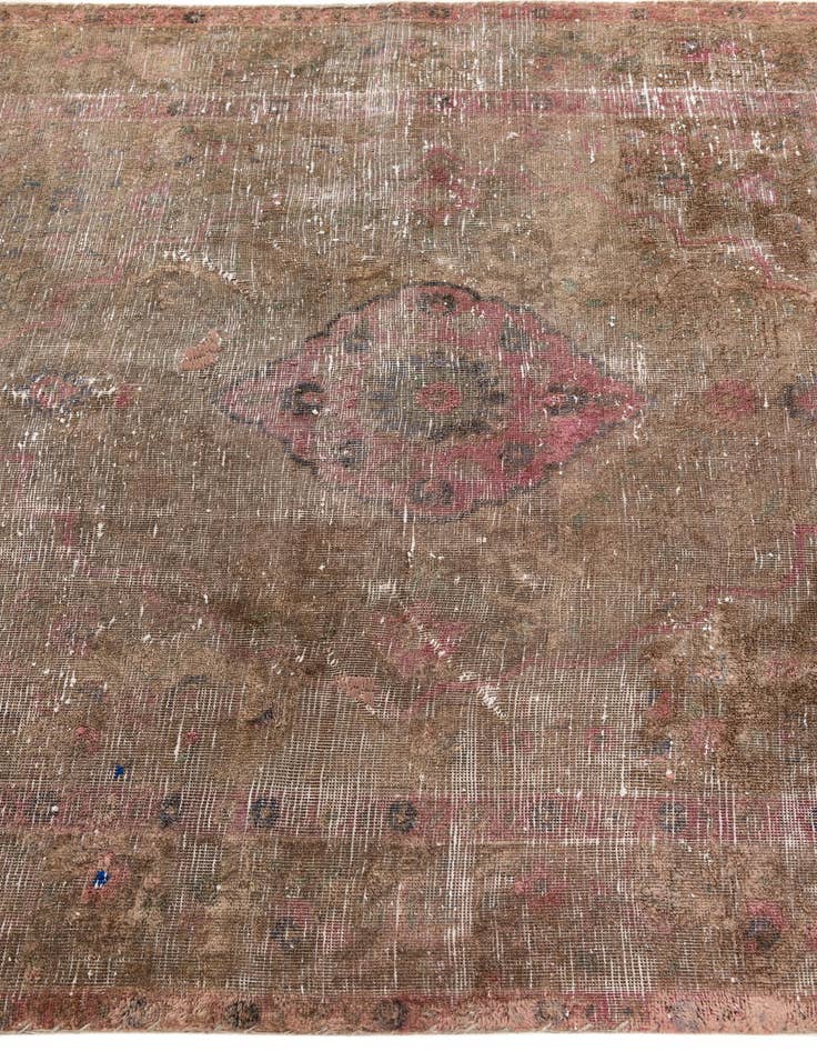 Detail image of  4' 4 x 6' 8  Hand Knotted Ultra Vintage Persian Wool Rug
