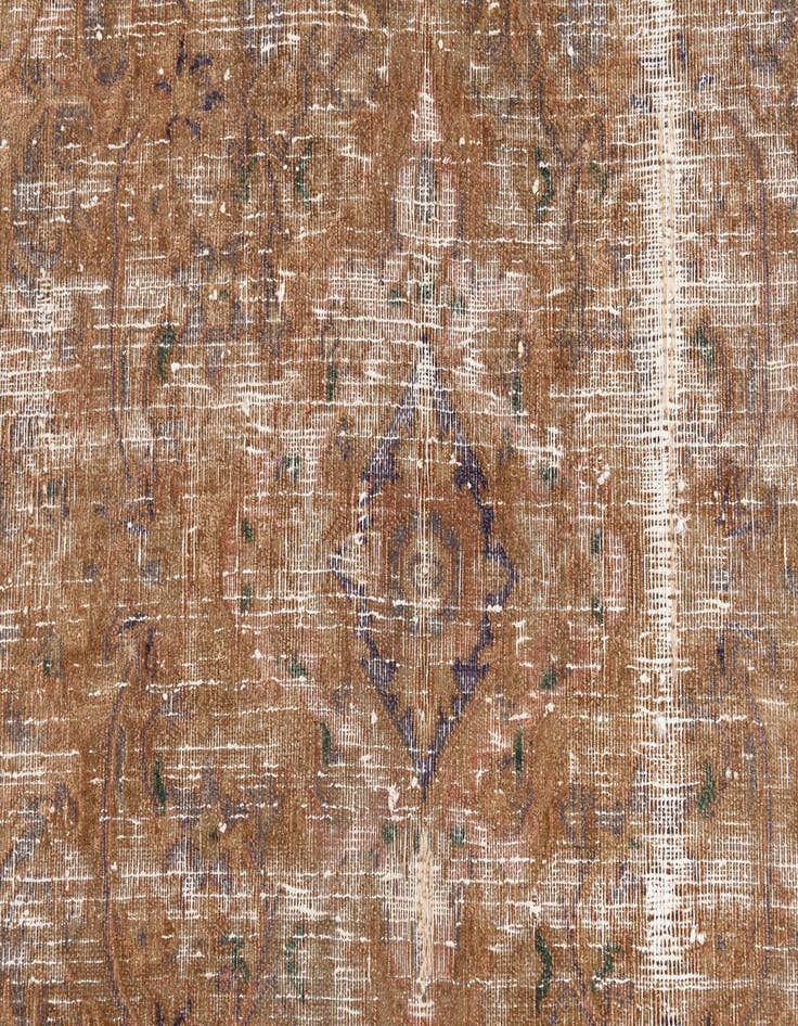 Detail image of  8' 6 x 11' 8  Hand Knotted Ultra Vintage Persian Wool Rug