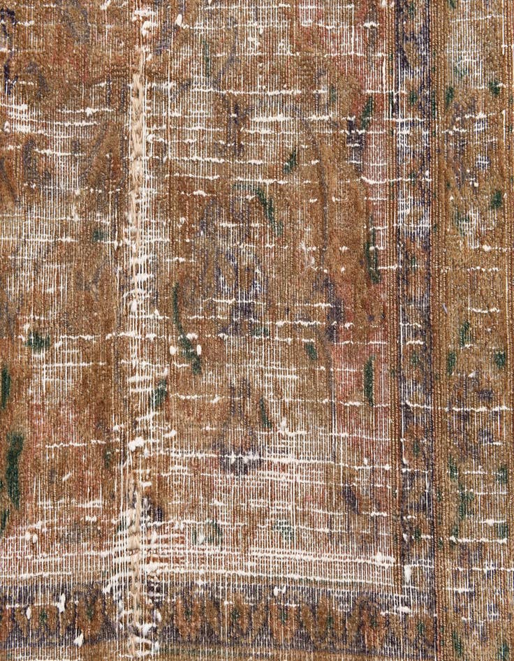 Detail image of  8' 6 x 11' 8  Hand Knotted Ultra Vintage Persian Wool Rug