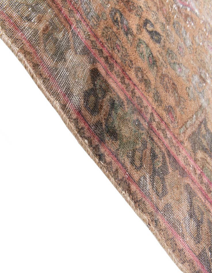 Detail image of  3' 9 x 6' 7  Hand Knotted Ultra Vintage Persian Wool Rug