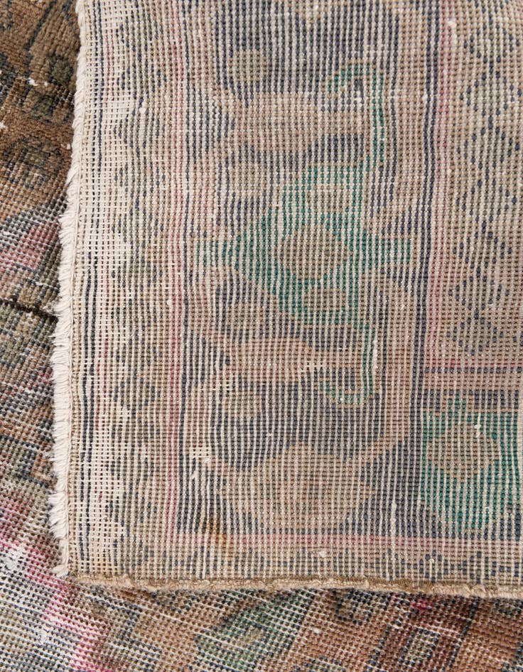 Detail image of  3' 9 x 6' 7  Hand Knotted Ultra Vintage Persian Wool Rug