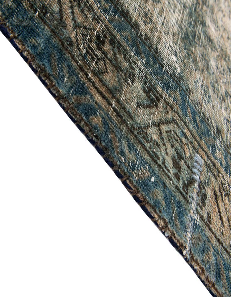 Detail image of  4' 1 x 6' 9  Hand Knotted Ultra Vintage Persian Wool Rug