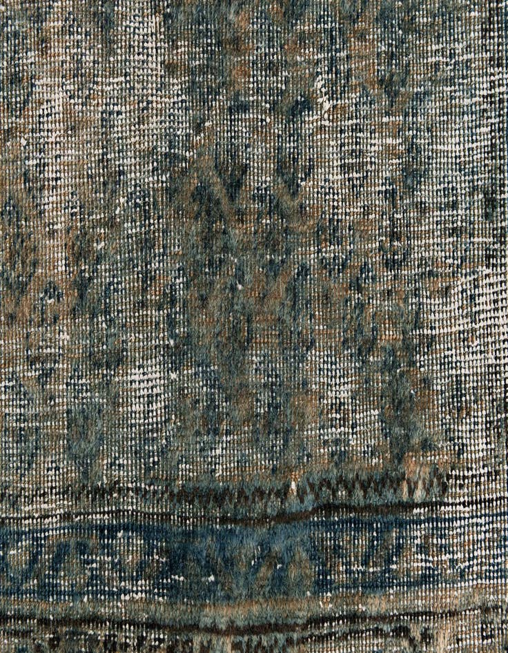 Detail image of  4' 1 x 6' 9  Hand Knotted Ultra Vintage Persian Wool Rug