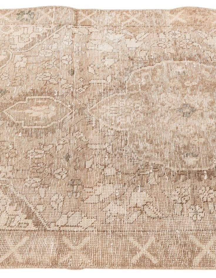 Detail image of  3' 4 x 5'  Hand Knotted Ultra Vintage Persian Wool Rug