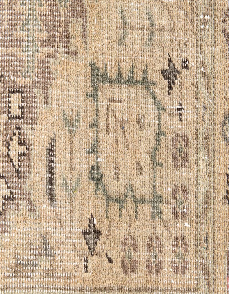 Detail image of  2' 9 x 4' 9  Hand Knotted Ultra Vintage Persian Wool Rug