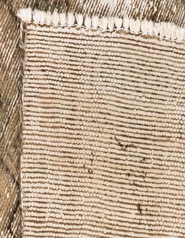 Detail image of  4' 1 x 6' 5  Hand Knotted Ultra Vintage Persian Wool Rug