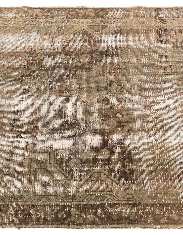Detail image of  4' 1 x 6' 5  Hand Knotted Ultra Vintage Persian Wool Rug