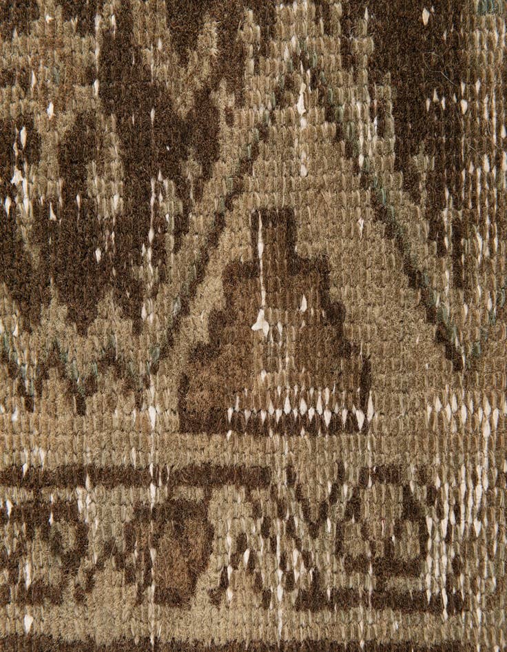 Detail image of  4' 1 x 6' 5  Hand Knotted Ultra Vintage Persian Wool Rug