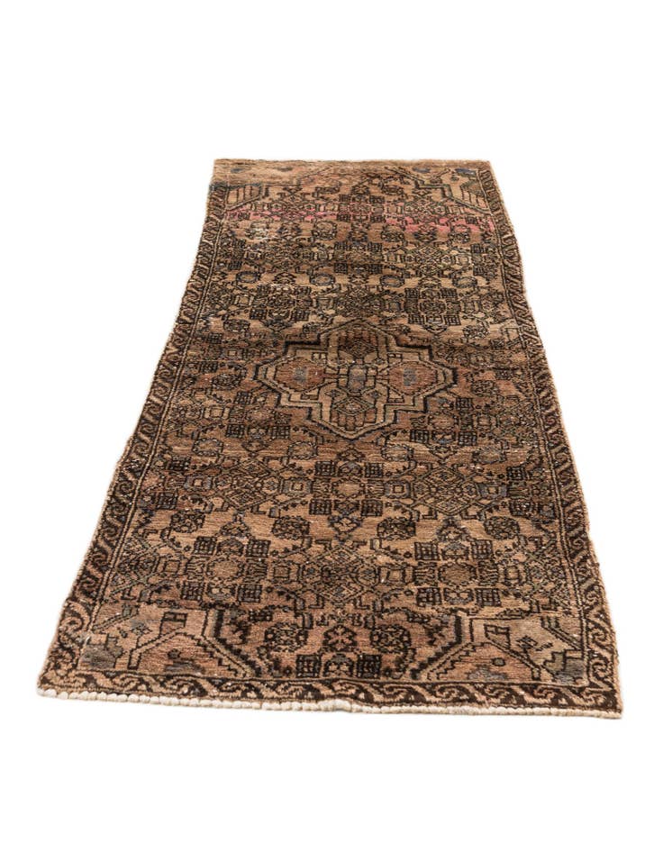 Detail image of  3' x 5'  Hand Knotted Ultra Vintage Persian Wool Rug