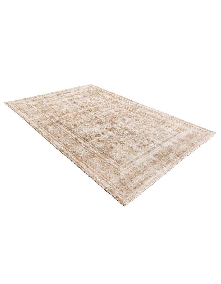 Detail image of  6' 3 x 9' 5  Hand Knotted Ultra Vintage Persian Wool Rug