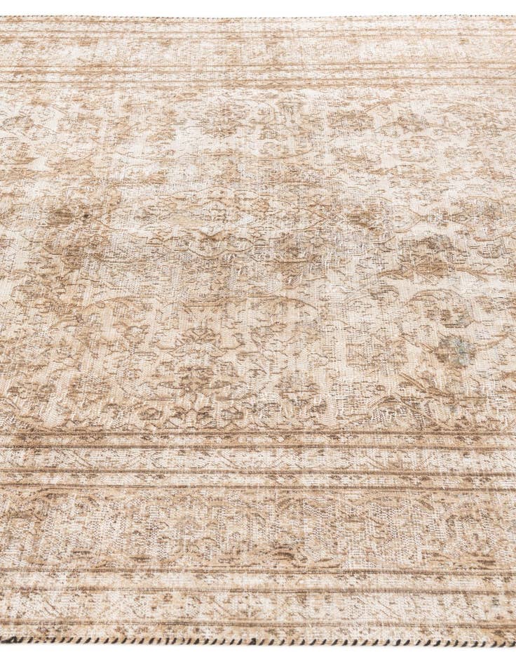 Detail image of  6' 3 x 9' 5  Hand Knotted Ultra Vintage Persian Wool Rug
