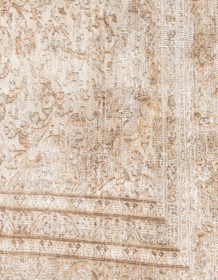 Detail image of  6' 3 x 9' 5  Hand Knotted Ultra Vintage Persian Wool Rug