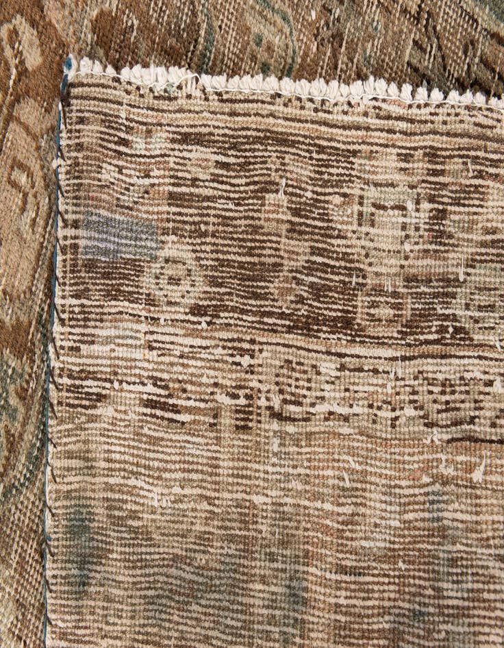 Detail image of  3' 9 x 6' 9  Hand Knotted Ultra Vintage Persian Wool Rug