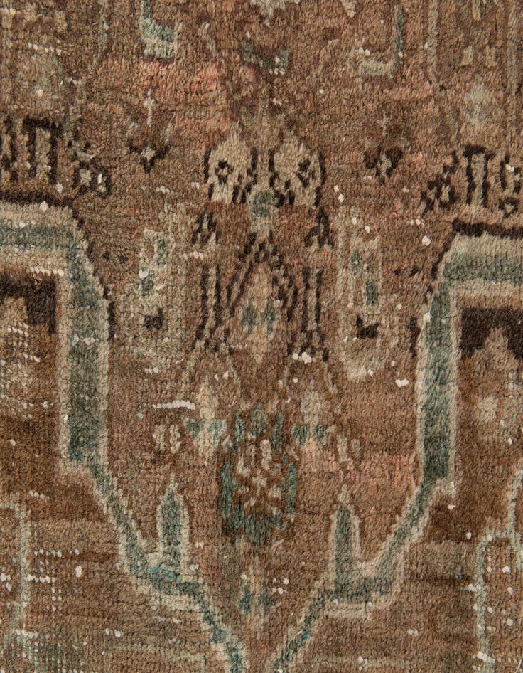 Detail image of  3' 9 x 6' 9  Hand Knotted Ultra Vintage Persian Wool Rug