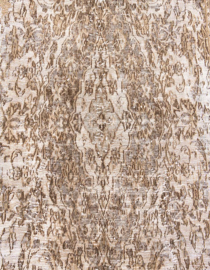 Detail image of  6' 2 x 8' 10  Hand Knotted Ultra Vintage Persian Wool Rug