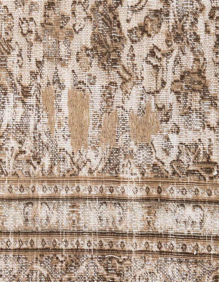 Detail image of  6' 2 x 8' 10  Hand Knotted Ultra Vintage Persian Wool Rug