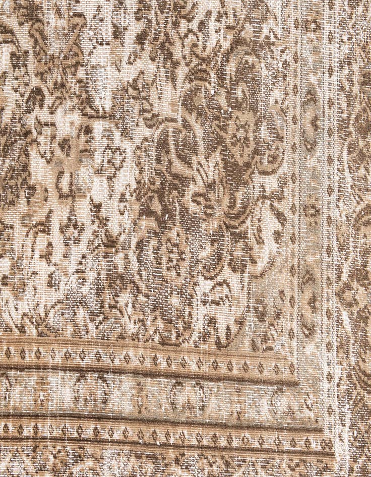 Detail image of  6' 2 x 8' 10  Hand Knotted Ultra Vintage Persian Wool Rug