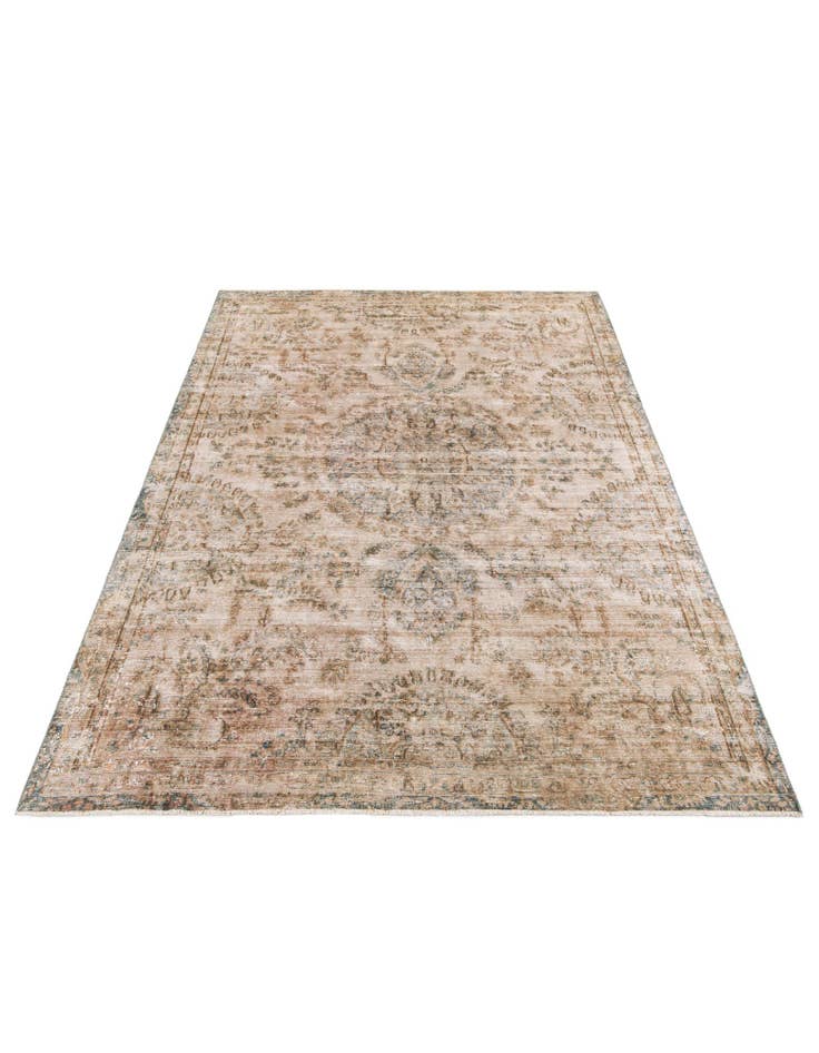 Detail image of  7' 9 x 11' 5  Hand Knotted Ultra Vintage Persian Wool Rug